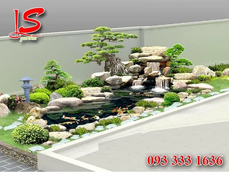 Sản phẩm ho ca koi tai quan 2 2 — Công Ty TNHH Sân Vườn Lâm Sơn — MST 0312310751