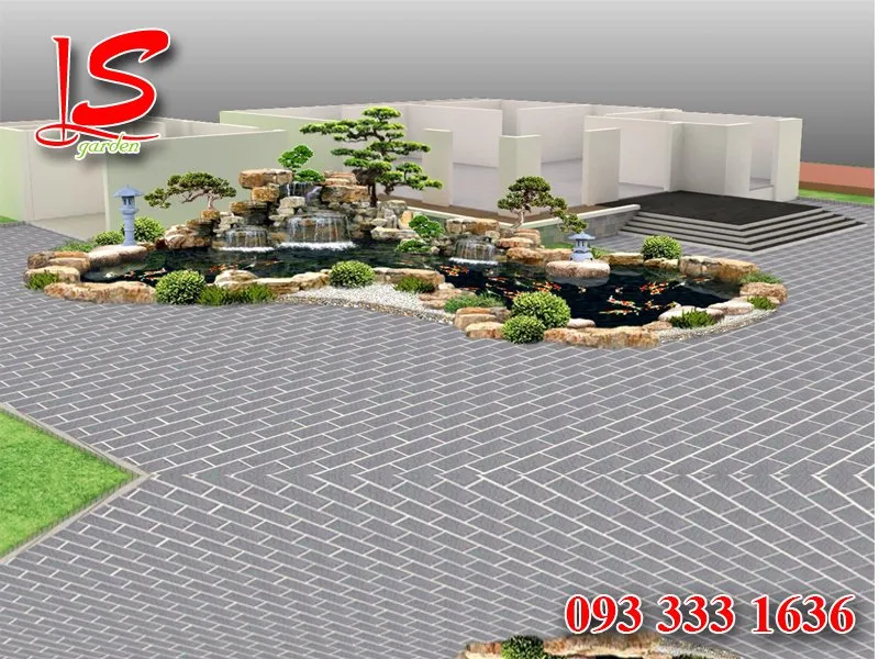 Sản phẩm ho ca koi tai quan 3 8 — Công Ty TNHH Sân Vườn Lâm Sơn — MST 0312310751