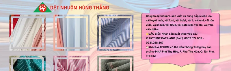 Sản phẩm 001101200 — Dệt May Hùng Thắng - Công Ty TNHH Sản Xuất Và Thương Mại Dệt Nhuộm May Hùng
Thắng — MST 0312337016