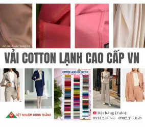 Sản phẩm chuyen det nhuom san xuat va cung cap si vai cotton lanh01110 — Dệt May Hùng Thắng - Công Ty TNHH Sản Xuất Và Thương Mại Dệt Nhuộm May Hùng
Thắng — MST 0312337016