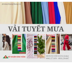 Sản phẩm chuyen det nhuom san xuat va cung cap si vai tuyet mua02021 — Dệt May Hùng Thắng - Công Ty TNHH Sản Xuất Và Thương Mại Dệt Nhuộm May Hùng
Thắng — MST 0312337016