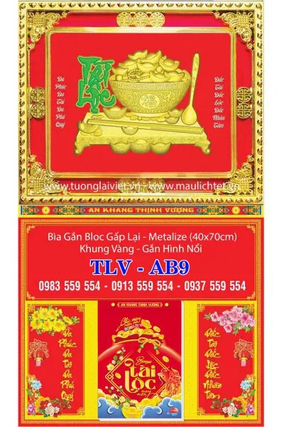 Sản phẩm bia lich gap khung vang tai loc — Công Ty TNHH Truyền Thông Trực Tuyến Tương Lai Việt — MST 0312339895