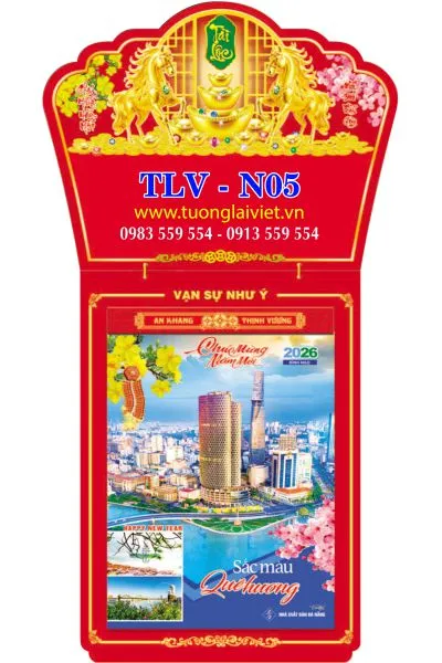Sản phẩm in lich bloc sieu dai sac mau que huong — Công Ty TNHH Truyền Thông Trực Tuyến Tương Lai Việt — MST 0312339895