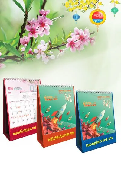 Sản phẩm lich ban dung y tuong tao thanh cong — Công Ty TNHH Truyền Thông Trực Tuyến Tương Lai Việt — MST 0312339895