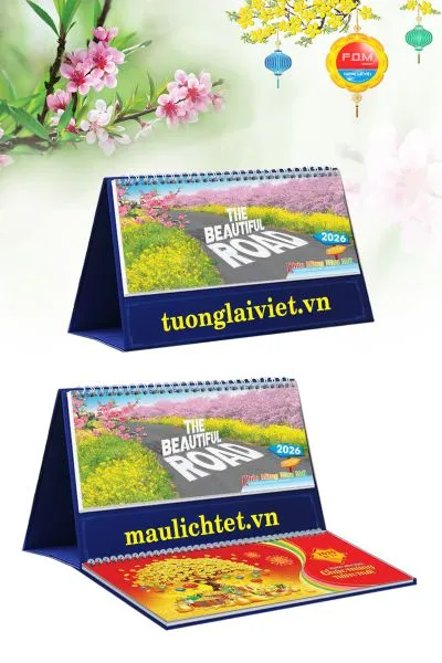 Sản phẩm lich de ban 13 to nhung con duong dep — Công Ty TNHH Truyền Thông Trực Tuyến Tương Lai Việt — MST 0312339895