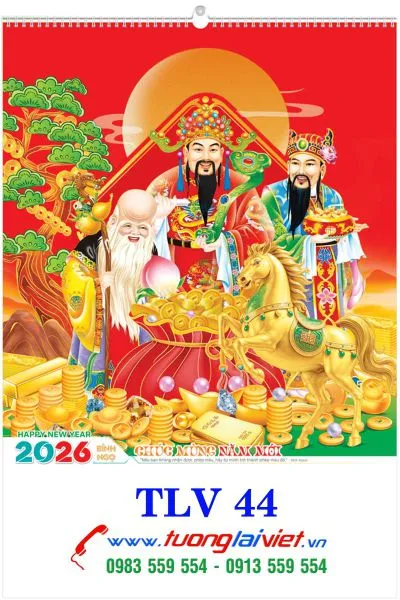 Sản phẩm lich treo tuong 7 to phuc loc tho — Công Ty TNHH Truyền Thông Trực Tuyến Tương Lai Việt — MST 0312339895
