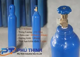 Sản phẩm binh khi argon 10 lit han tig loai mini_s2769 — Công Ty TNHH Khí Công Nghiệp Phú Thịnh — MST 0312369963