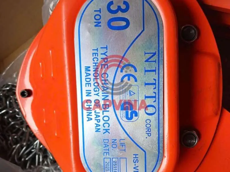 Sản phẩm pa lang xich keo tay 30 tan — Công Ty TNHH Dây Cáp Thép Việt Nam — MST 0312378894