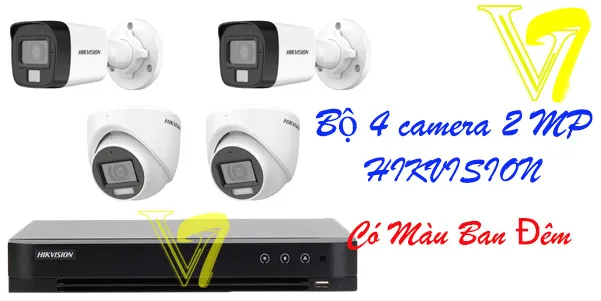 Sản phẩm bo 4 camera hikvision — Công Ty TNHH TM - DV - KT Viễn Thông Thời Đại — MST 0312391461