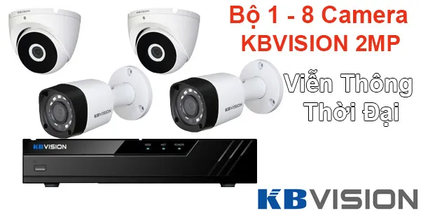 Sản phẩm goi camera kbvision 2mp — Công Ty TNHH TM - DV - KT Viễn Thông Thời Đại — MST 0312391461