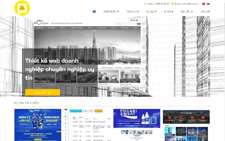 Sản phẩm thiet ke web panpic — Công Ty Công Nghệ Panpic — MST 0312405996