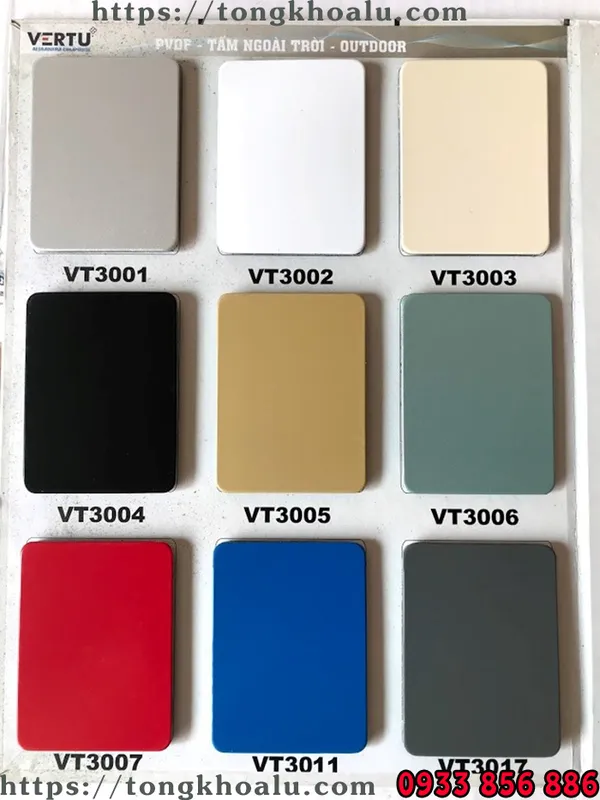 Sản phẩm bang mau vertu ngoai troi — Công Ty TNHH SBGroup Việt Nam — MST 0312407182