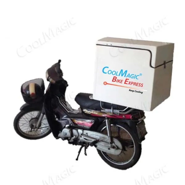 Sản phẩm thung giu lanh giao hang xe may  — Đá Khô CoolMagic - Công Ty CP SX TM Tuyết Phương Nam — MST 0312416483