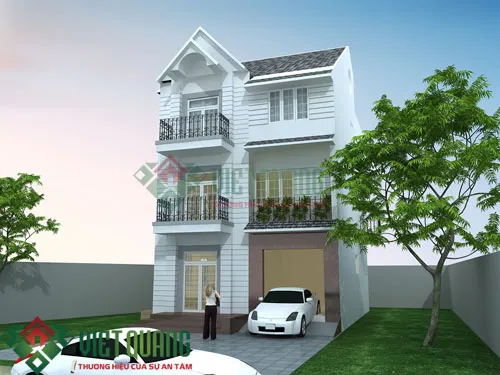 Sản phẩm thiet ke nha biet thu 4 tang — Công Ty Cổ Phần Việt Quang Group — MST 0312420514