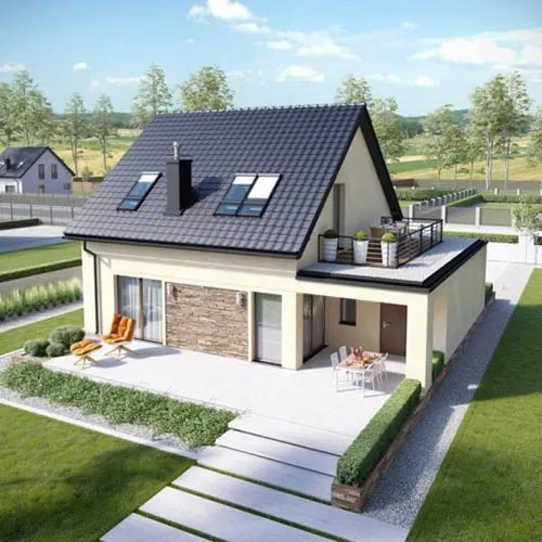 Sản phẩm Những mẫu nhà cấp 4 đẹp mà bạn muốn sở hữu ngay 4 — Công Ty Cổ Phần Việt Quang Group — MST 0312420514