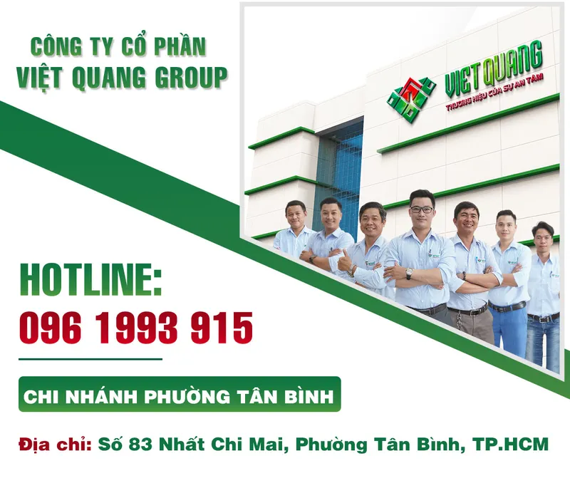 Sản phẩm chi nhanh phuong tan binh — Công Ty Cổ Phần Việt Quang Group — MST 0312420514