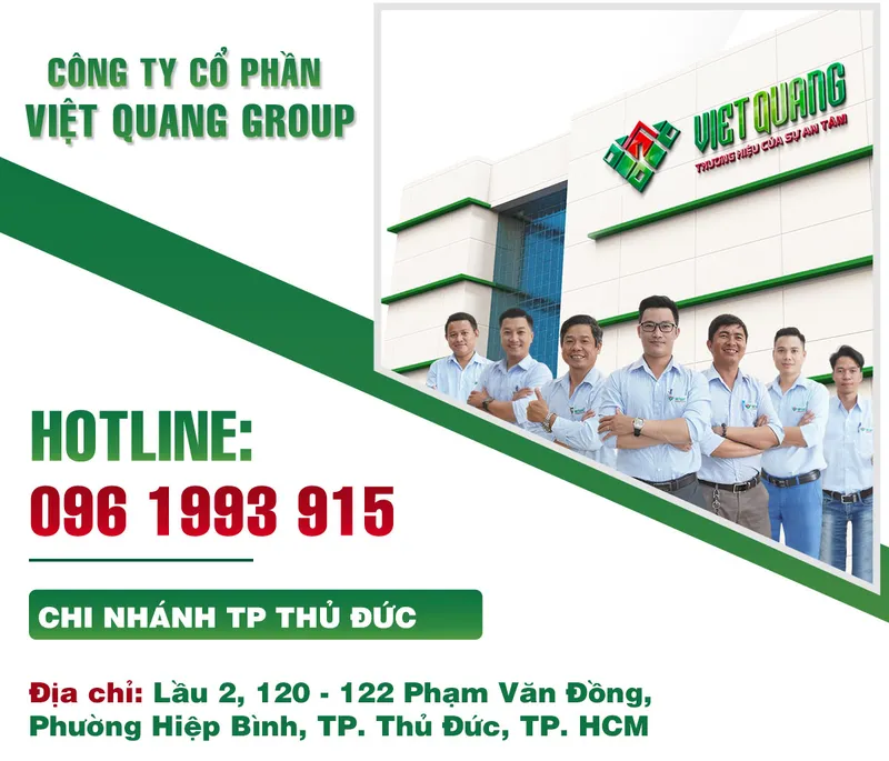 Sản phẩm chi nhanh thanh pho thu duc — Công Ty Cổ Phần Việt Quang Group — MST 0312420514