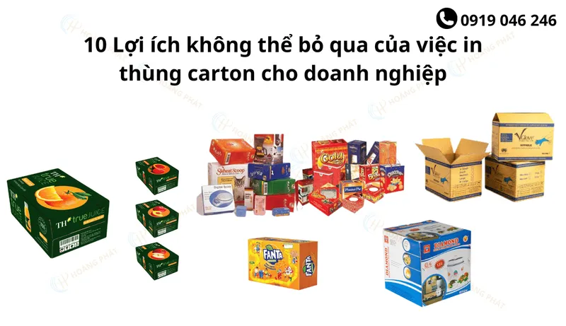Sản phẩm 10 loi ich khong the bo qua cua viec in thung carton cho doanh nghiep — Bao Bì Hoàng Phát - Công Ty TNHH Sản Xuất Thương Mại Bao Bì Hoàng Phát — MST 0312425350