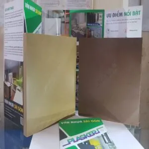 Sản phẩm tam nhua pvc mau nau va mau vang reu 300x300 — Công Ty TNHH Vật Liệu Mới Picomat Sài Gòn — MST 0312465473