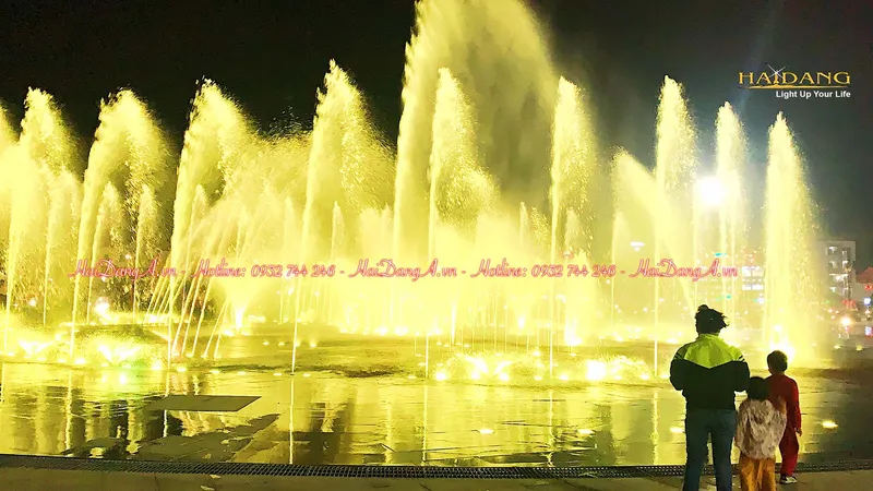 Sản phẩm Hệ thống nhạc nước âm sàn rất hoành tráng tại Tuy Hoà tỉnh Phú Yên — Công Ty TNHH Tự Động Hóa Giải Trí Hải Đăng — MST 0312471011