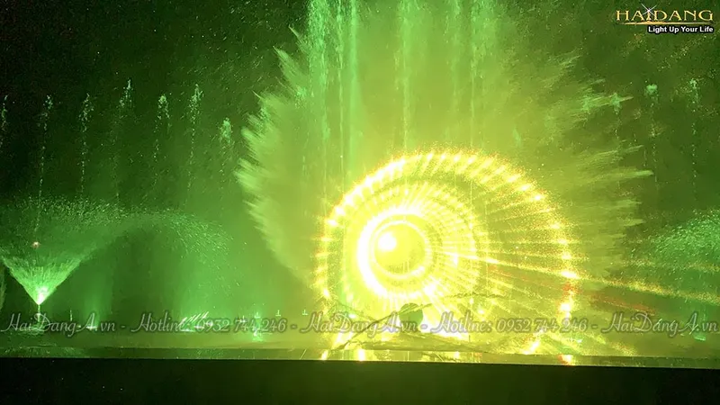 Sản phẩm He thong laser chieu sang ruc ro cua dai phun nuoc nhac nuoc — Công Ty TNHH Tự Động Hóa Giải Trí Hải Đăng — MST 0312471011