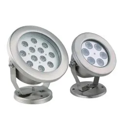 Sản phẩm Den LED am nuoc DMX 512 hoac doi mau tu dong dang chan de inox 304 24V 247x247 — Công Ty TNHH Tự Động Hóa Giải Trí Hải Đăng — MST 0312471011