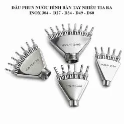Sản phẩm Dau phun nuoc hinh ban tay nhieu tia ra inox 304 D27 D34 D49 D60 247x247 — Công Ty TNHH Tự Động Hóa Giải Trí Hải Đăng — MST 0312471011
