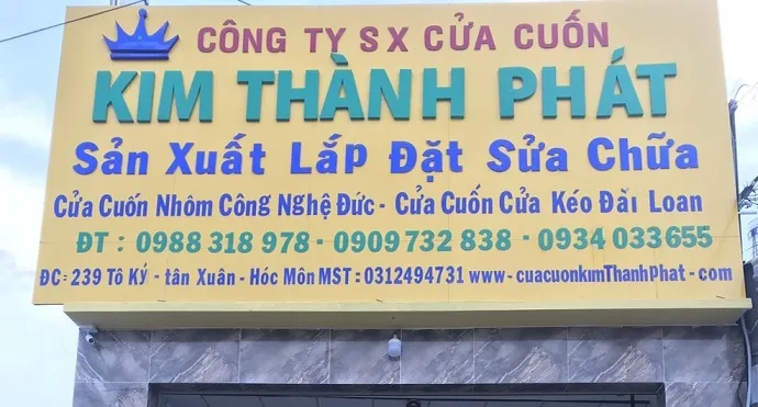 Sản phẩm abdb66b3008ae6d4bf9b 1 — Cửa Cuốn, Cửa Kéo Kim Thành Phát — MST 0312494731