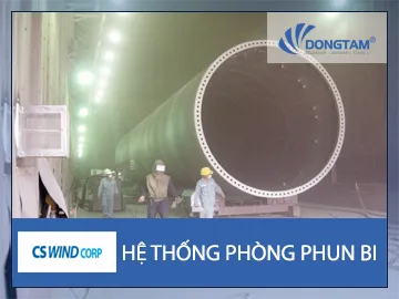 Sản phẩm he thong phong phun bi cs wind — Hệ Thống Phun Bi DTE - Công Ty TNHH Kỹ Thuật Công Nghiệp Đồng Tâm — MST 0312513984