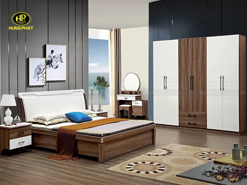 Sản phẩm combo giuong tu ban trang diem hien dai tp 2086 — Công Ty TNHH Nội Thất Hưng Phát Sài Gòn — MST 0312530919