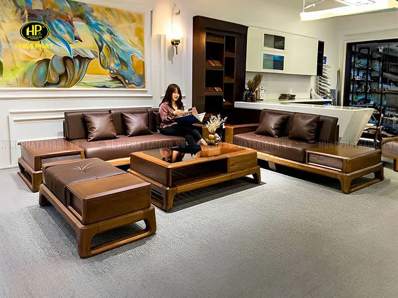 Sản phẩm bo sofa go soi nhap khau hien dai hs 43 — Công Ty TNHH Nội Thất Hưng Phát Sài Gòn — MST 0312530919