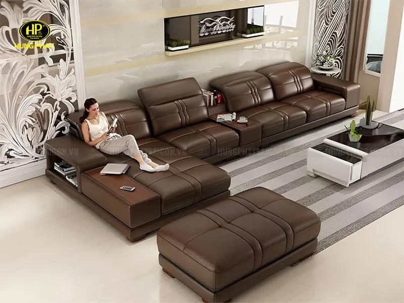 Sản phẩm sofa da sang trong mau moi hd 27 — Công Ty TNHH Nội Thất Hưng Phát Sài Gòn — MST 0312530919