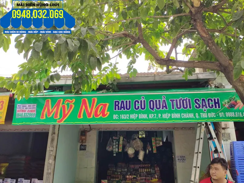 Sản phẩm mai hien tiem tap hoa 5 — Mái Che Hùng Linh - Công Ty TNHH Sản Xuất Thương Mại Dịch Vụ Quảng Cáo Hùng Linh — MST 0312540321