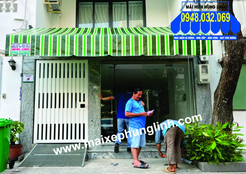 Sản phẩm 3 dich vu lap dat mai hien di dong bat han quoc quan binh thanh 1 — Mái Che Hùng Linh - Công Ty TNHH Sản Xuất Thương Mại Dịch Vụ Quảng Cáo Hùng Linh — MST 0312540321