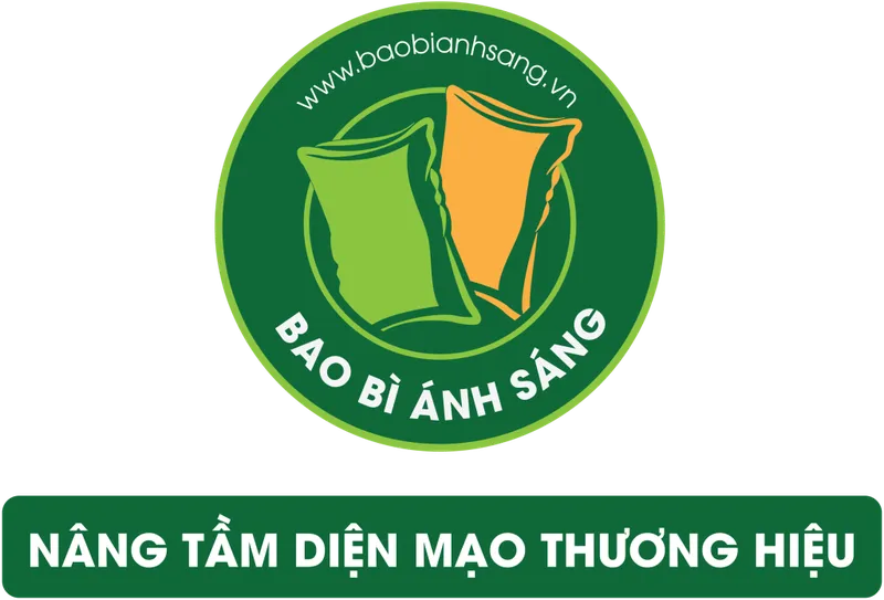 Logo Công Ty Cổ Phần Thương Mại Và Sản Xuất Bao Bì ánh Sáng
