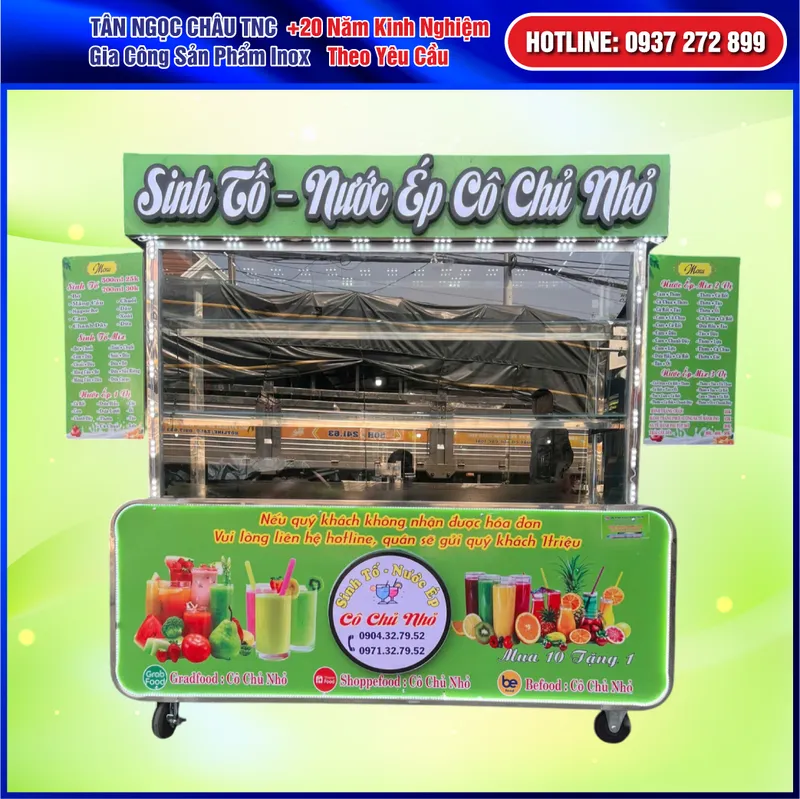 Sản phẩm 11.2.25 tra sua 01 — Inox Tân Ngọc Châu - Công Ty TNHH Thương Mại Dịch Vụ Sản Xuất Tân Ngọc Châu TNC — MST 0312558103