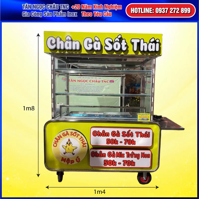 Sản phẩm 15.2.25 chan ga sot thai 01 — Inox Tân Ngọc Châu - Công Ty TNHH Thương Mại Dịch Vụ Sản Xuất Tân Ngọc Châu TNC — MST 0312558103