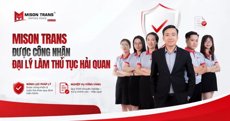 Sản phẩm mison trans duoc cong nhan dai ly lam thu tuc hai quan — Mison Trans - Công Ty TNHH Vận Tải Miên Sơn — MST 0312565358