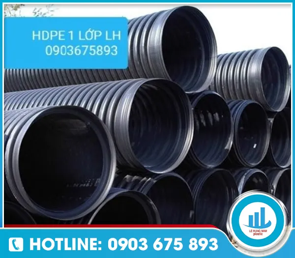 Sản phẩm Ong nhua hdpe 1 lop — ống nhựa Lê Hưng Nam - Công Ty Trách Nhiệm Hữu Hạn Một Thành Viên Lê Hưng Nam — MST 0312617662