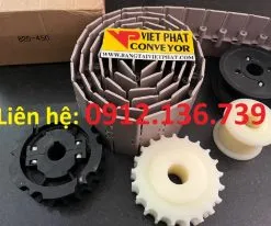 Sản phẩm xich nhong nhua 820 k450 9 1 247x206 — Công Ty Cổ Phần Băng Tải Xích Công Nghiệp Việt Phát — MST 0312620785