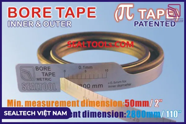 Sản phẩm BORE TAPE — Gioăng Phớt Sealtech Việt Nam - Công Ty TNHH Sealtech Việt Nam — MST 0312628022