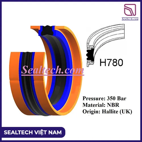 Sản phẩm Phot Piston  H780 Hallite — Gioăng Phớt Sealtech Việt Nam - Công Ty TNHH Sealtech Việt Nam — MST 0312628022