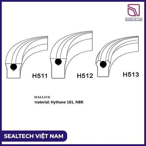 Sản phẩm Phot U   H511  H512 H513 — Gioăng Phớt Sealtech Việt Nam - Công Ty TNHH Sealtech Việt Nam — MST 0312628022
