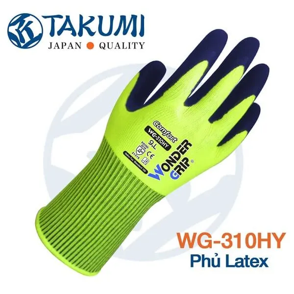Sản phẩm gang tay bao ho phu latex wg 310hy 1 1 — Công Ty TNHH Takumi Safety Việt Nam — MST 0312646543