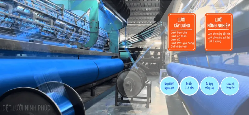Sản phẩm luoi cong trinh xay dung — Công ty TNHH Dệt Lưới Ninh Phúc — MST 0312676587