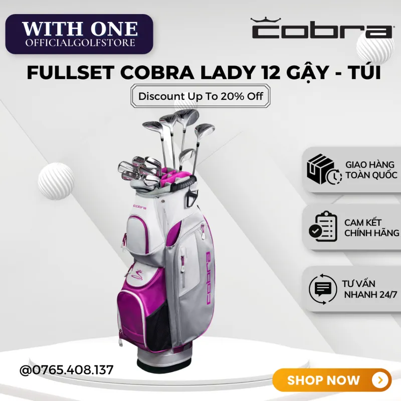 Sản phẩm COBRA SET 1 1024x1024 — Công Ty TNHH WITH ONE GOLF Việt Nam — MST 0312679041