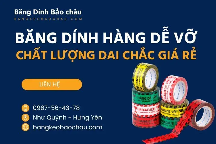 Sản phẩm bang dinh hang de vo chat luong dai chac gia re 0x0 — Công Ty TNHH TMDV Sản Xuất Băng Keo Bảo Châu — MST 0312697202