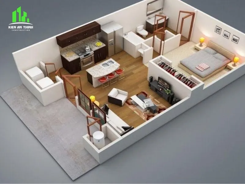 Sản phẩm 15 mau nha cap 4 50m2 2 phong ngu dep toi uu chi phi ivnjypsd — Công Ty Cổ Phần Xây Dựng Và Thương Mại Kiến An Thịnh — MST 0312701441