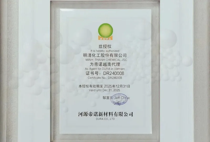 Sản phẩm dura 6693 — Hóa Chất Minh Thanh - Công Ty CP Hóa Chất Minh Thanh — MST 0312710968