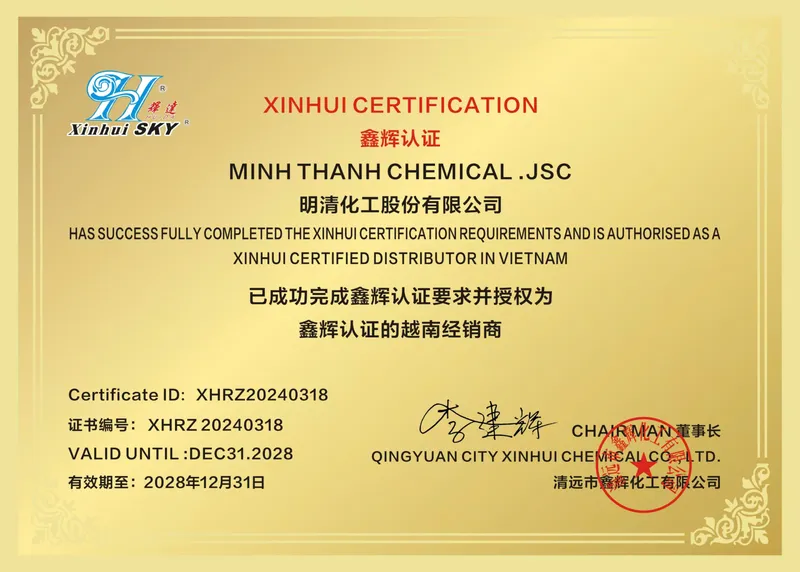 Sản phẩm xinhui sky 47300 — Hóa Chất Minh Thanh - Công Ty CP Hóa Chất Minh Thanh — MST 0312710968